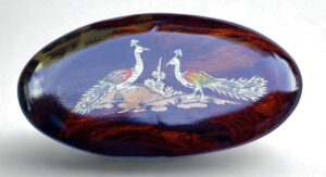 Mysore Rosewood Inlay Wall Panel – A Timeless Masterpiece of Heritage and Craft 6X12 Oval Shape