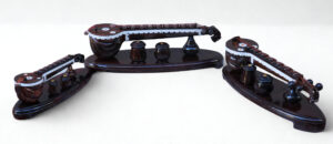 Miniature Rosewood Tabla – Handcrafted Indian Musical Heritage Decor