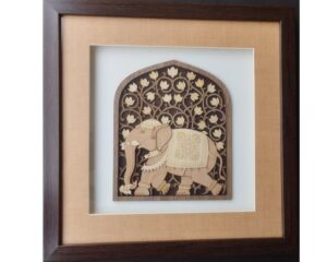 Veneer Art Wall hanging Mysore Royal Elephant 12"*12"