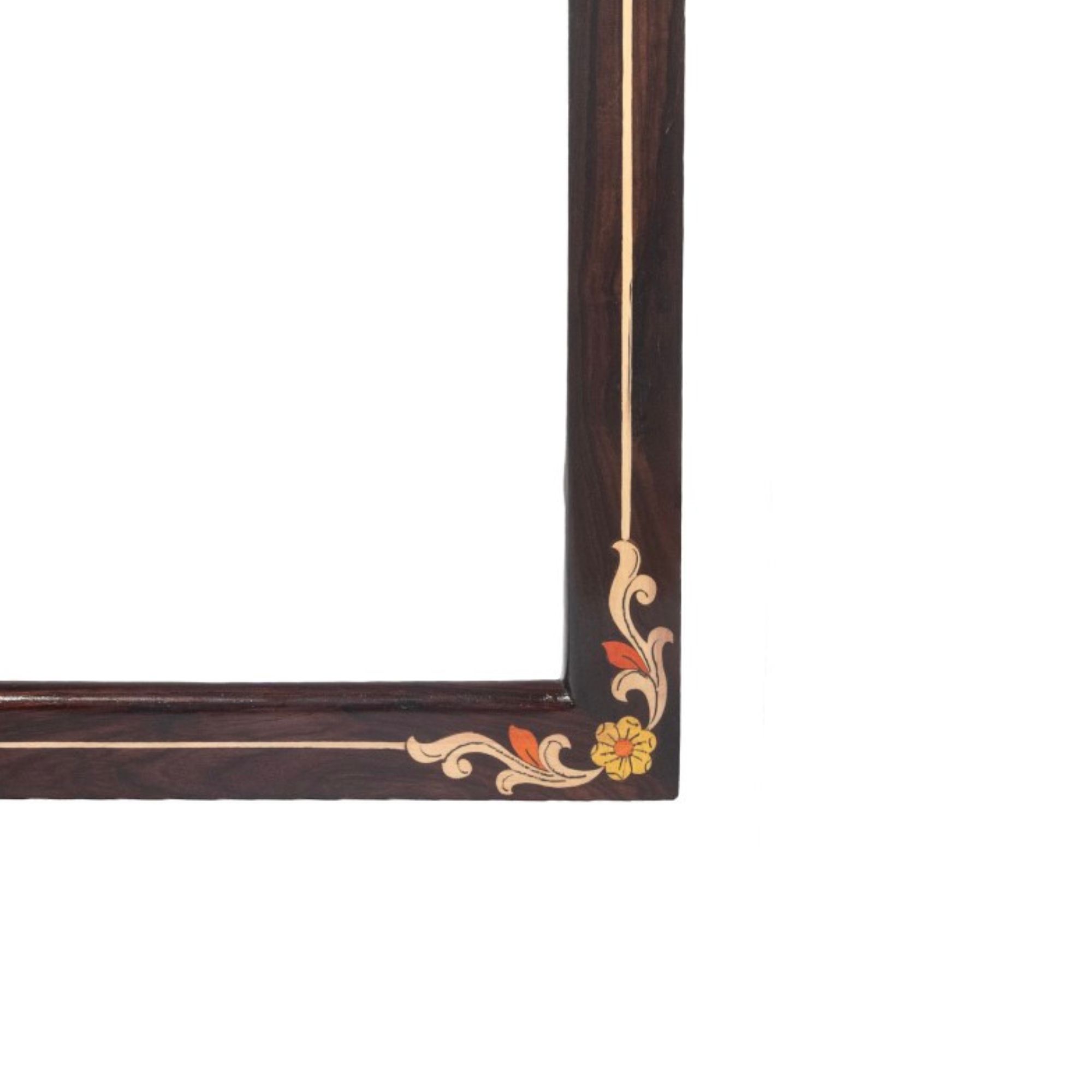 handcrafted rosewood inlay photo frame 15x21 β floral wooden wall decor frame handcrafted rosewood inlay photo frame 15x21 β floral wooden wall decor frame